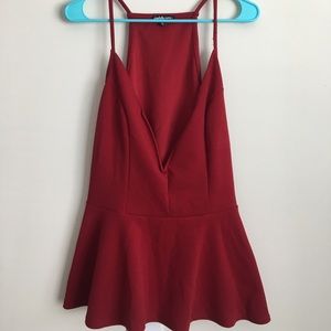 Red top from Charlotte Russe